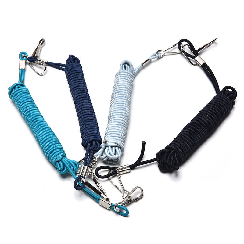 1 vnt. 5 m meškerės lynas Trūksta meškerės apsauga Elastinė aukštos kokybės guminė virvė Žvejybos valas Įrankiai Atsitiktinė spalva