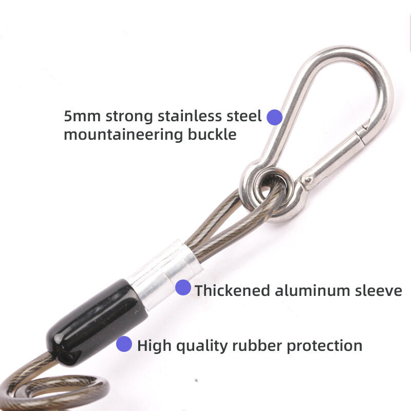 HAOYUworkshop Rybársky prút a spojovacie lano pre rybársky prút Multifunkčná závesná pracka Elastická šnúrka