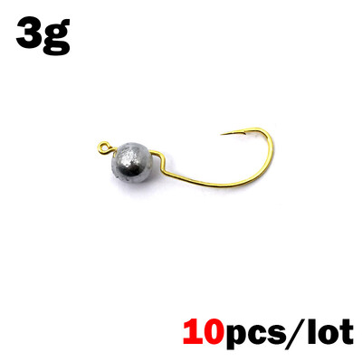 OUTKIT Jig Mini Head Āķis 1g/2g/3g 10gab