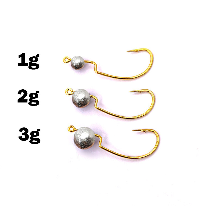 OUTKIT Jig Mini Head Āķis 1g/2g/3g 10gab