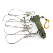 5 metri Kukan karpu makšķerēšanas piederumi Ķīna maijs nerūsējošais tērauds jūra upe zivju slēdzene āra sports kempings makšķerēšanas piederumi