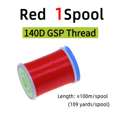 1 ritė / 3 ritės 140D GSP muselių rišimo sriegis Tvirtas muselinės žūklės rišimo valas, skirtas sūraus vandens srautiniam lydekos ešerių muselėms Jig Hook masalas