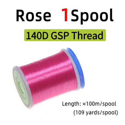 1 ritė / 3 ritės 140D GSP muselių rišimo sriegis Tvirtas muselinės žūklės rišimo valas, skirtas sūraus vandens srautiniam lydekos ešerių muselėms Jig Hook masalas