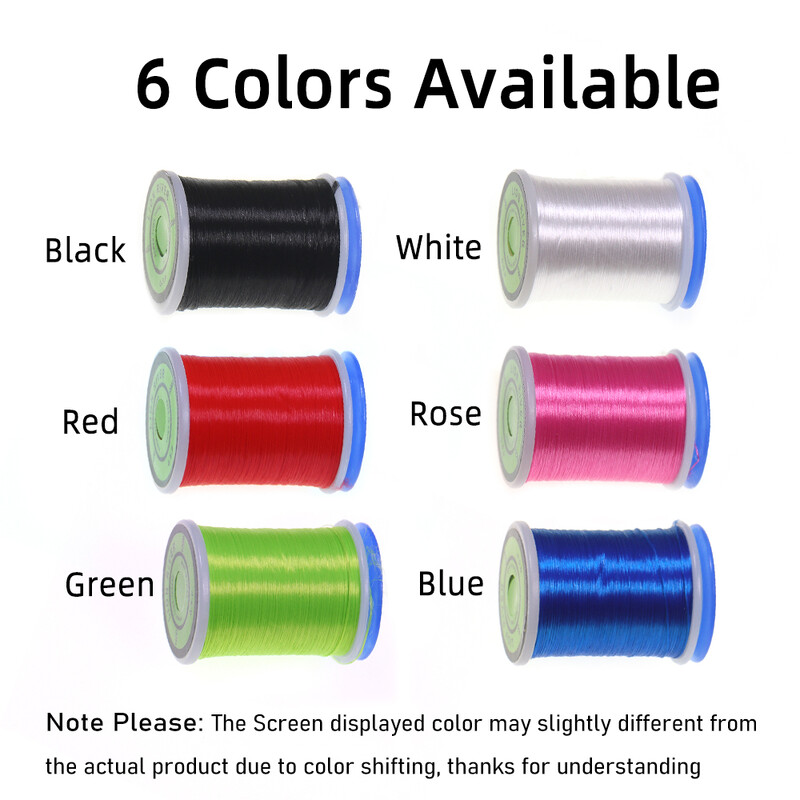 1 ritė / 3 ritės 140D GSP muselių rišimo sriegis Tvirtas muselinės žūklės rišimo valas, skirtas sūraus vandens srautiniam lydekos ešerių muselėms Jig Hook masalas