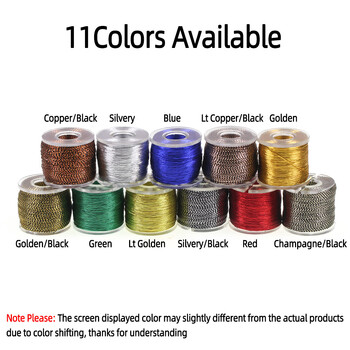 100 Yards/Spool Fishing Rod Building Metallic Thread Nylon Fibers Guide Fix Line Jig Hook Tiing Rod Repairing Line