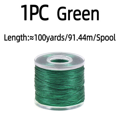 100 jardų / ritės meškerės statymas, metalinis siūlas, nailono pluoštas