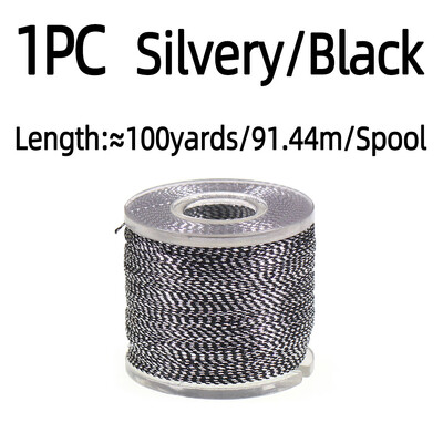 100 jardų / ritės meškerės statymas, metalinis siūlas, nailono pluoštas