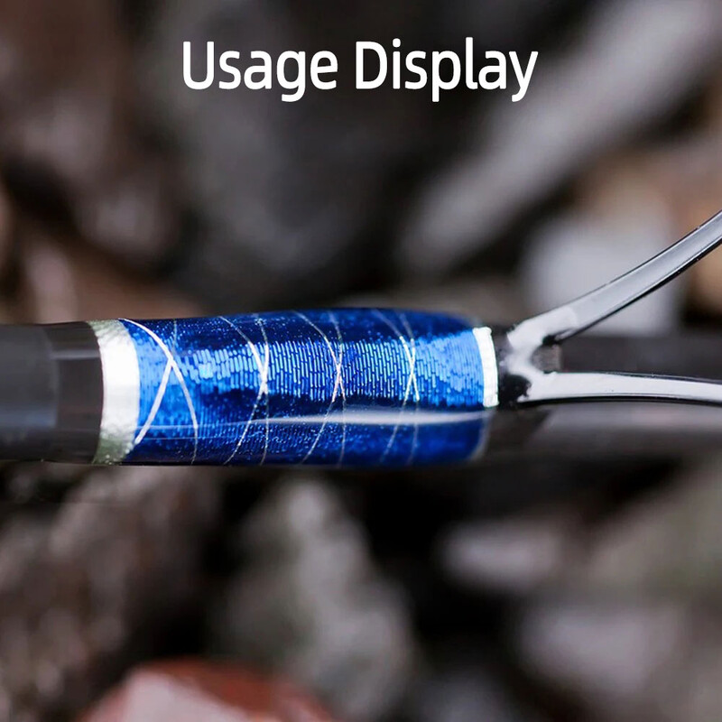 100 jardų / ritės meškerės statymas, metalinis siūlas, nailono pluoštas