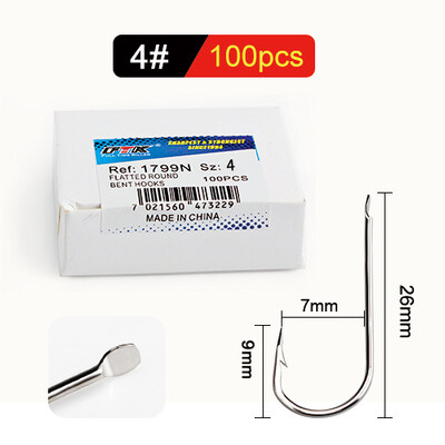 FTK bodljikava udica za ribu Udica 100KOM/PARIJA Veličina 1#-Veličina10# Pribor za pecanje od visokougljičnog čelika za šaranske udice Anzol