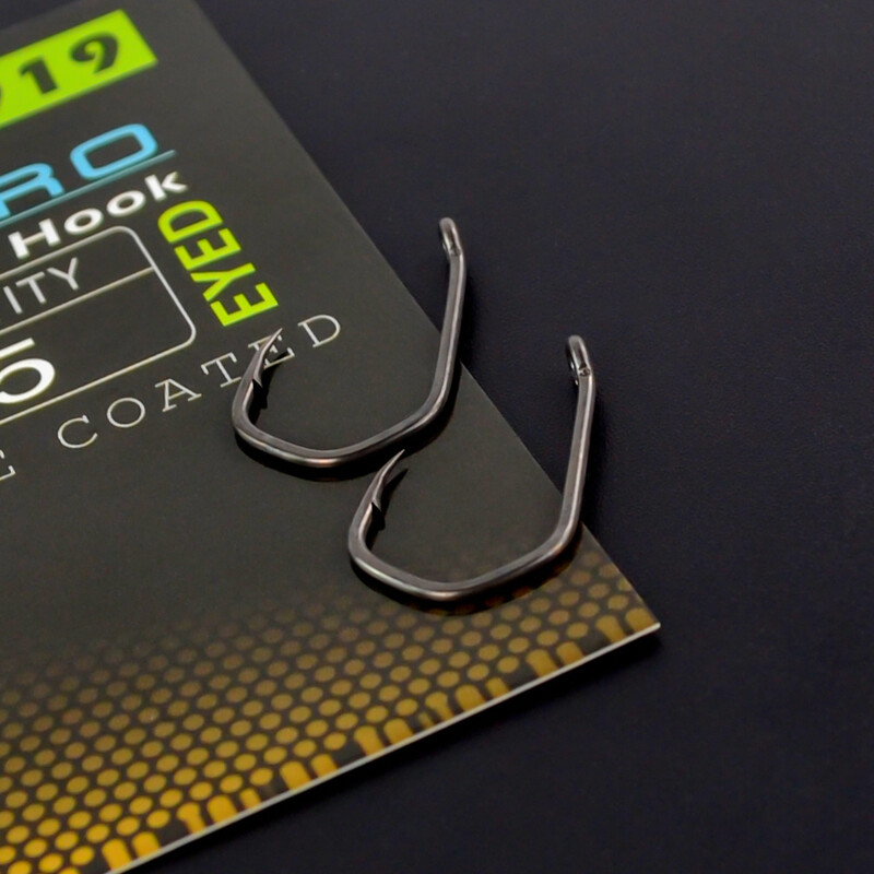 Hirisi 15 ks PTFE potiahnuté rybárske háčiky s vysokou uhlíkovou oceľou s mikro ostňami a okom, príslušenstvo na rybárske háčiky na kapor X919