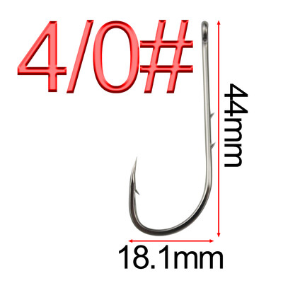 50 ks dvojitý zadný tŕň, zahnutý rybársky háčik, dlhá rukoväť, trubica, morský rybársky háčik, protihrot s krúžkom, háčik s krivou ústnou stranou