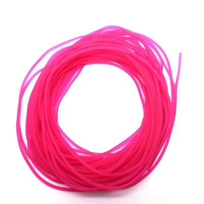 Νέα 10M Pink Rubber Solid Elastic Rubber Line for Fishing Traditional Level Στρογγυλό Ελαστικό Σχοινί Δεμένο Σχοινί Διάμετρος ψαριού 1,6mm