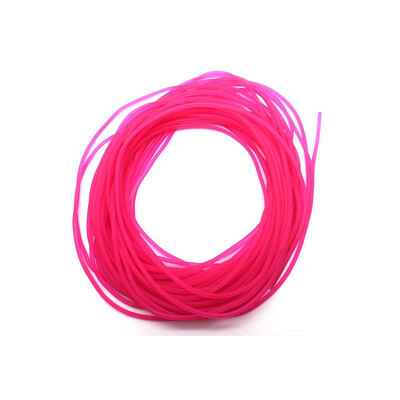 Naujas 10M rožinės gumos tvirtas elastinis guminis valas, skirtas žvejybai Tradicinio lygio apvalus elastinis lynas surištas valas žuvies skersmuo 1,6 mm