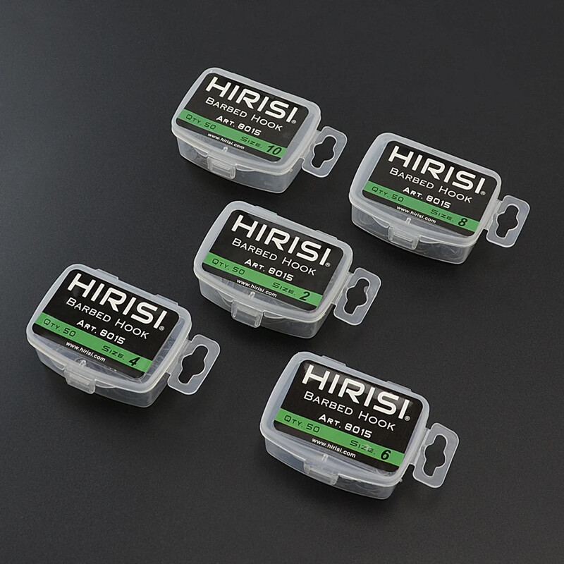 50 ks potiahnutých háčikov s ostňami z vysoko uhlíkovej ocele, balenie kaprových rybárskych háčikov v originálnej maloobchodnej krabici