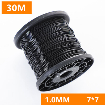 304 nerūdijančiu plienu dengtas plieninis vielinis lynas, nuo įkandimų atspari žūklės viela, papuošalų pakabinamas lempos krištolinis viela 0,38–1,0 mm