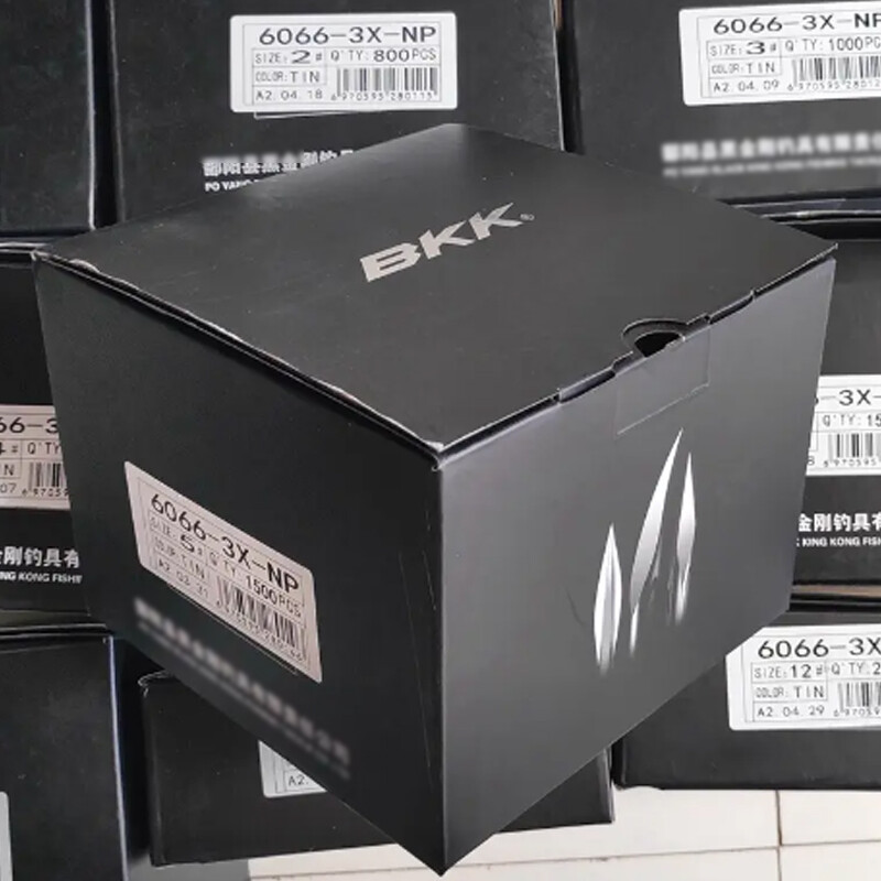 BKK 6066-3X-NP Treble Hook BT662-UA hármas horgász horgok 2# - 16# UltraAntirust horgászhorog sósvízi édesvízi horgászathoz