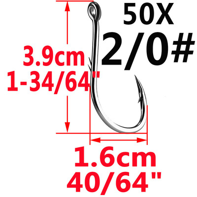 50 komada Iseama Circle Carp Eyed udica za ribolov Veličina 12 9 6 4 1 1/0 2/0 3/0 4/0 5/0 Japanska udica s prstenastim okom