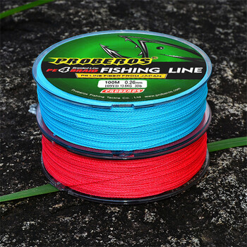 4 Strand 100M PE Braided Fishing Line 6-100LB Multifilament Smooth and Durable Fishing Line for Carp Fishing Wire