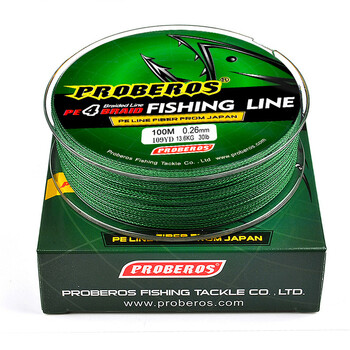 4 Strand 100M PE Braided Fishing Line 6-100LB Multifilament Smooth and Durable Fishing Line for Carp Fishing Wire