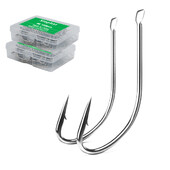 100gab 1#-14# sērijas augstas oglekļa tērauda mušu makšķerāķi Āķis mīksts māneklis makšķerēšanas ēsma zivju āķi Augstas efektivitātes džiga makšķerēšanas āķi