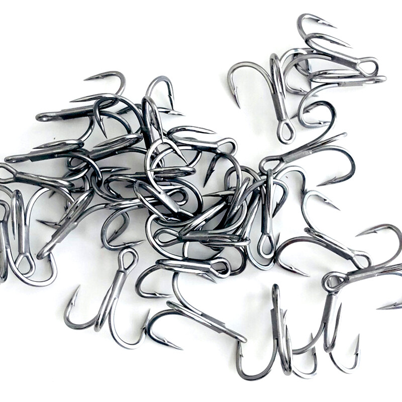 BKK 6066-4X-NP UltraAntirust Treble Hook BT663-UA trigubi kabliukai 1/0 - 8# kabliukas, skirtas žvejybai gėlame vandenyje