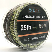 50 m 8 statiivi kamuflaažiga karpkala õngenöör, pehme konksu nöör karpkala konksnöör, katmata punutise nöör juustele 25 35 lB taglase nöör