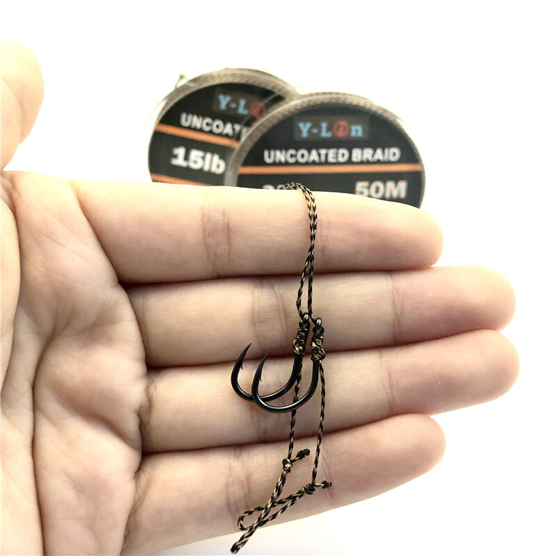 50 m 8 statiivi kamuflaažiga karpkala õngenöör, pehme konksu nöör karpkala konksnöör, katmata punutise nöör juustele 25 35 lB taglase nöör