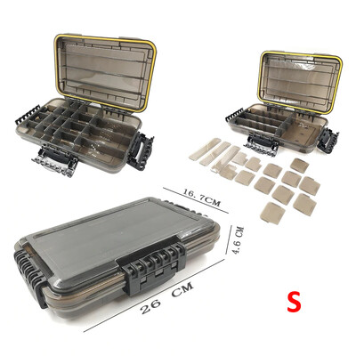 Didelės talpos vandeniui atspari žvejybos reikmenų dėžė Žvejybos reikmenys Įrankių laikymo dėžutė Žuvies kabliukas netikro masalo laikymo dėžutė žvejybos reikmenys