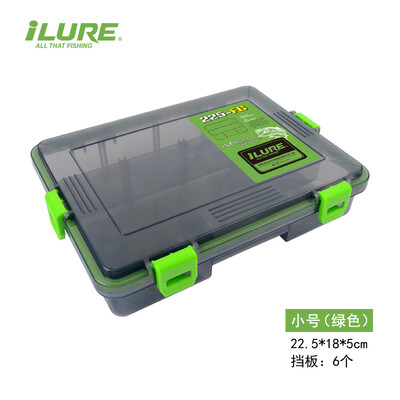 ILURE Cutie pentru pescuit de mare capacitate, rezistentă la apă, accesorii de pescuit, depozitare cârlig de pește, cutii organizatoare pentru momeli, produse de pescuit