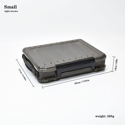 Obojstranná krabička na rybárske náčinie, rybárske príslušenstvo, úložné boxy na náradie, rybárske háčiky, návnady, falošné boxy na návnady na kapry