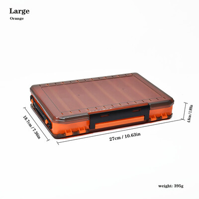Obojstranná krabička na rybárske náčinie, rybárske príslušenstvo, úložné boxy na náradie, rybárske háčiky, návnady, falošné boxy na návnady na kapry