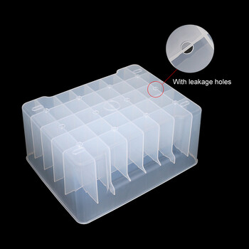 Νέα 40 Grids Plastic Fishing Box Box Lined Box Webfoot Octopus Egi Storage Organizer Box Squid Jig Hard Lure Sea Tool Case