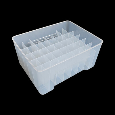 Nauja 40 tinklelių plastikinė žvejybos reikmenų dėžutė su pamušalu dėžė Webfoot Octopus Egi Storage Organizer Box Squid Jig Hard Lure Sea Tool Case