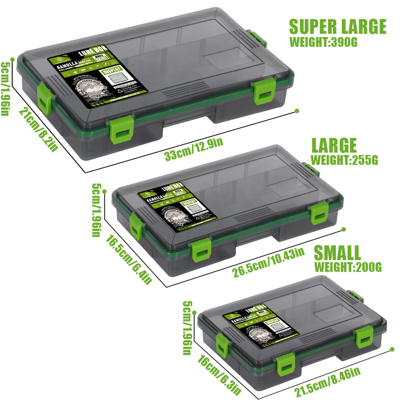 SAMOLLA žūklės reikmenys vandeniui atsparūs dėžės masalų laikymo masalų laikikliai kabliukų dėžės masalai konteinerių laikymo dėklas Žvejybos priedai