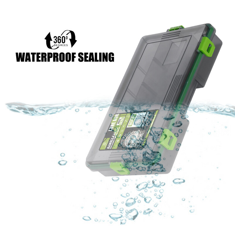 SAMOLLA žūklės reikmenys vandeniui atsparūs dėžės masalų laikymo masalų laikikliai kabliukų dėžės masalai konteinerių laikymo dėklas Žvejybos priedai