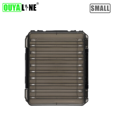 OUYALINE didelės saugojimo dvipusės masalų kabliukų dėžės Žvejybos reikmenų dėžutės jaukų jaukų konteinerių laikymo dėklas Žvejybos priedai
