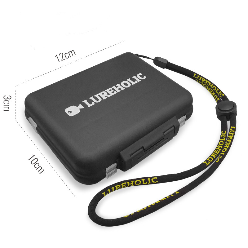 LUREHOLIC mānekļu piederumu kārba Glabāšana skavām grozāmie āķi svina gremdētāji volframa atsvari sadalītie gredzeni karotes mazas ēsmas