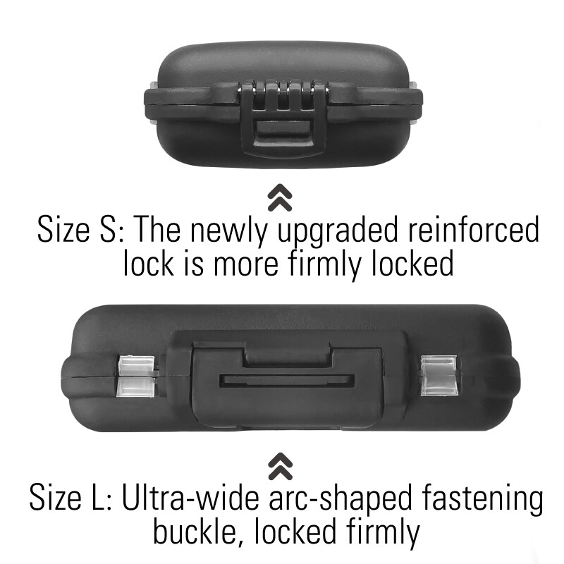 LUREHOLIC mānekļu piederumu kārba Glabāšana skavām grozāmie āķi svina gremdētāji volframa atsvari sadalītie gredzeni karotes mazas ēsmas