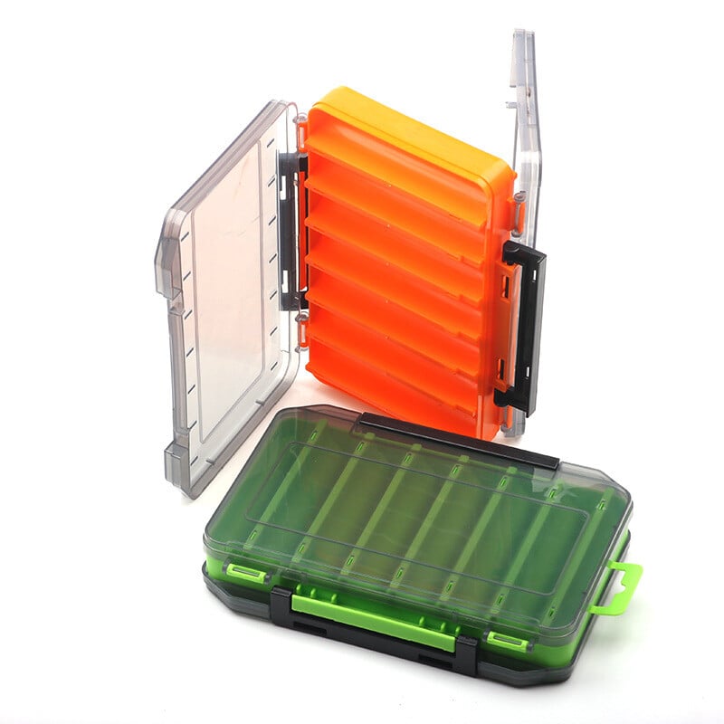 Dvipusis tako priedų dėžė žvejybos įrankių dėžutės įrankių dėžė kietojo masalo dėžutės laikymo priedų dėžė „Mino“ pieštuko žuvies tako priedų dėžutė