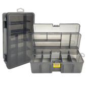 Dviejų sluoksnių Lua Box Fake Bait Minkšto masalų dėžutės žvejybos reikmenys Daugiafunkcinė laikymo dėžutė Žvejybos reikmenys Jūrinės žvejybos įrankių dėžutė