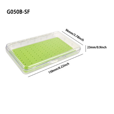 Aventik 100% vandeniui atspari muselių dėžė silikoninė padas putplastis skaidri žvejybos dėžutės laikymo vieta