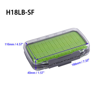 Aventik 100% vandeniui atspari muselių dėžė silikoninė padas putplastis skaidri žvejybos dėžutės laikymo vieta