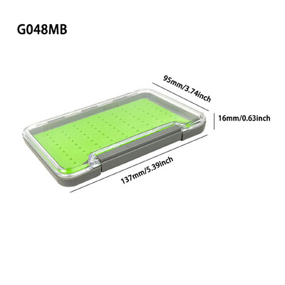 Aventik 100% vandeniui atspari muselių dėžė silikoninė padas putplastis skaidri žvejybos dėžutės laikymo vieta