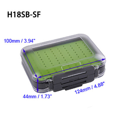 Aventik 100% vandeniui atspari muselių dėžė silikoninė padas putplastis skaidri žvejybos dėžutės laikymo vieta