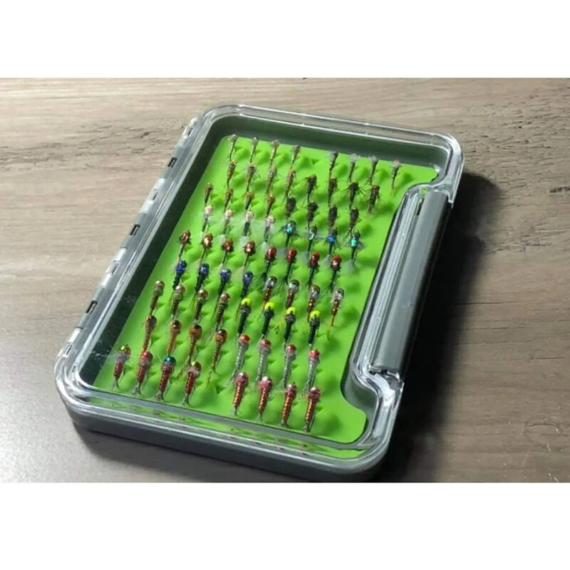 Aventik 100% vandeniui atspari muselių dėžė silikoninė padas putplastis skaidri žvejybos dėžutės laikymo vieta