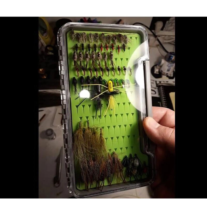 Aventik 100% vandeniui atspari muselių dėžė silikoninė padas putplastis skaidri žvejybos dėžutės laikymo vieta