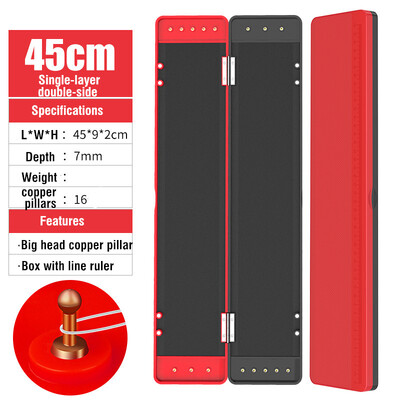 32/37/45CM Daugiasluoksnis karpių žvejybos reikmenų dėžė Zig Chod standus plaukų įrenginys laikymo dėžutės dėklas meškerės kablio priedas, neslystantis