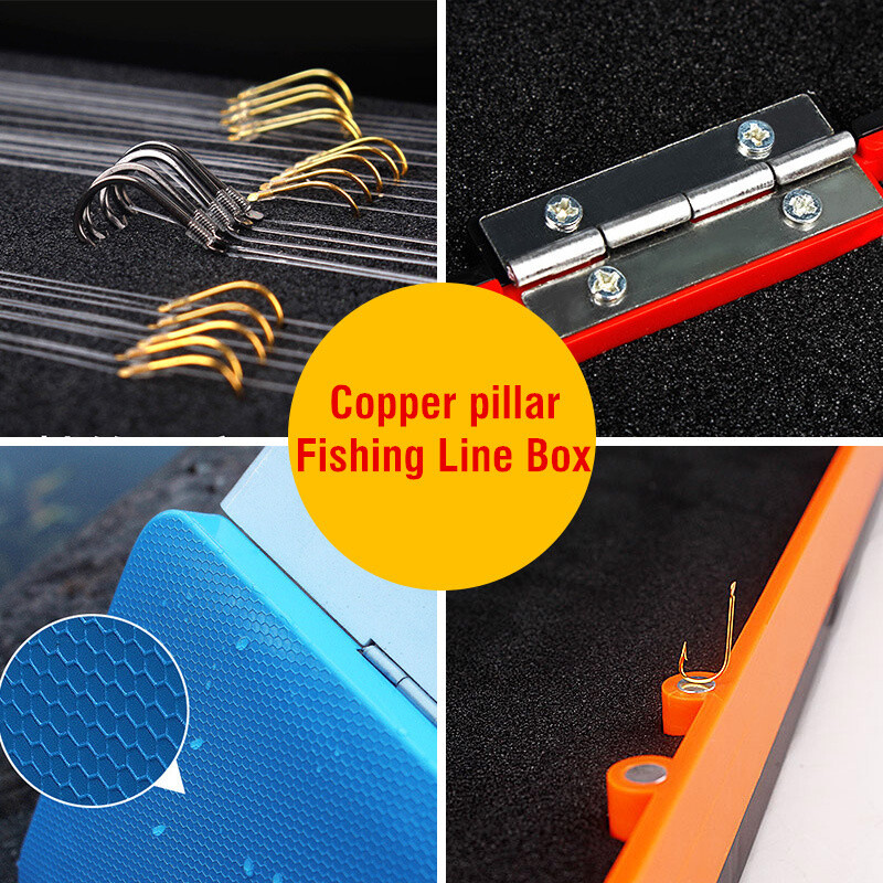 32/37/45CM Daugiasluoksnis karpių žvejybos reikmenų dėžė Zig Chod standus plaukų įrenginys laikymo dėžutės dėklas meškerės kablio priedas, neslystantis