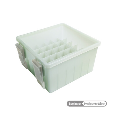 Nova plastična svjetleća kutija s priborom za pecanje s 36 rešetki, kutija za pohranu tvrdih mamaca Egi Webfoot Organizator za hobotnice, Spremnik za mamac za lignje