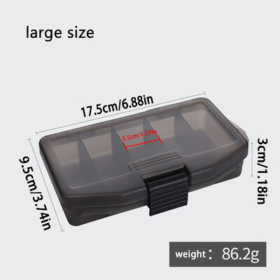 Vandeniui atspari žūklės reikmenų dėžė Žvejybos priedai Įrankių laikymo dėžutė Žuvies kabliukų jaukų dėžutės, skirtos karpių žvejybos prekėms